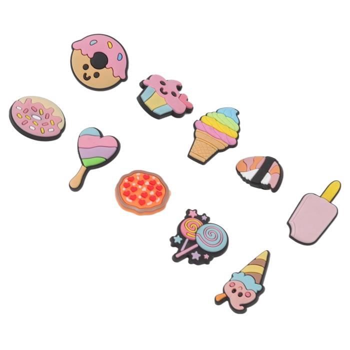 8 Charms De Chaussure En PVC – Décorations Amusantes Pour Sabots, Sandales, Sacs – Motifs Cartoon, Pour Filles, Facile à Clipser - 9