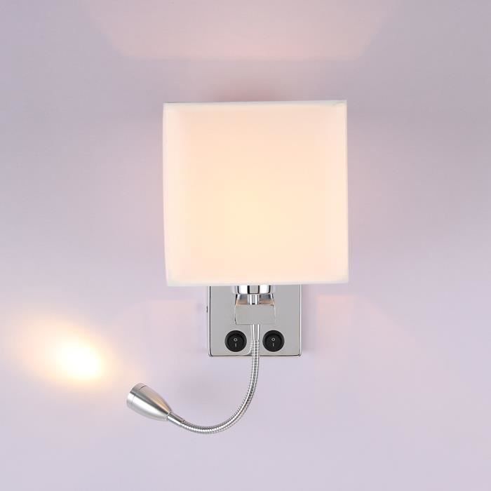 Mur Spot Lecture Lampe Salon Chambre Projecteur mobile col de Sygne couloir Big Light