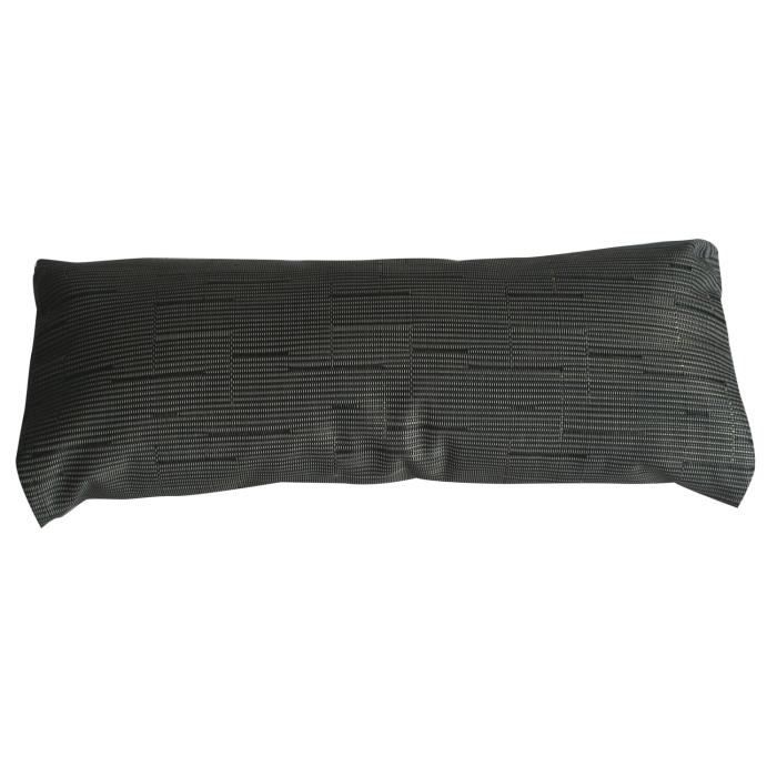Repose-tête - MIDLAND - Luxe - Noir - Universel - 41 x 15 x 12 cm Repose-tête - MIDLAND - Luxe - Noir - Universel - 41 x 15 x 12 cm