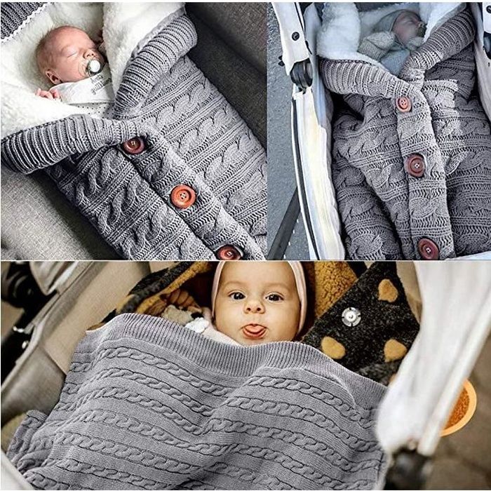 Sac de Couchage Bébé, Bébé Fille et Garçon Mignon Hiver Gigoteuses et Nids  d'ange Peluche Confortable Sac de Couchage - Cdiscount Puériculture & Eveil  bébé