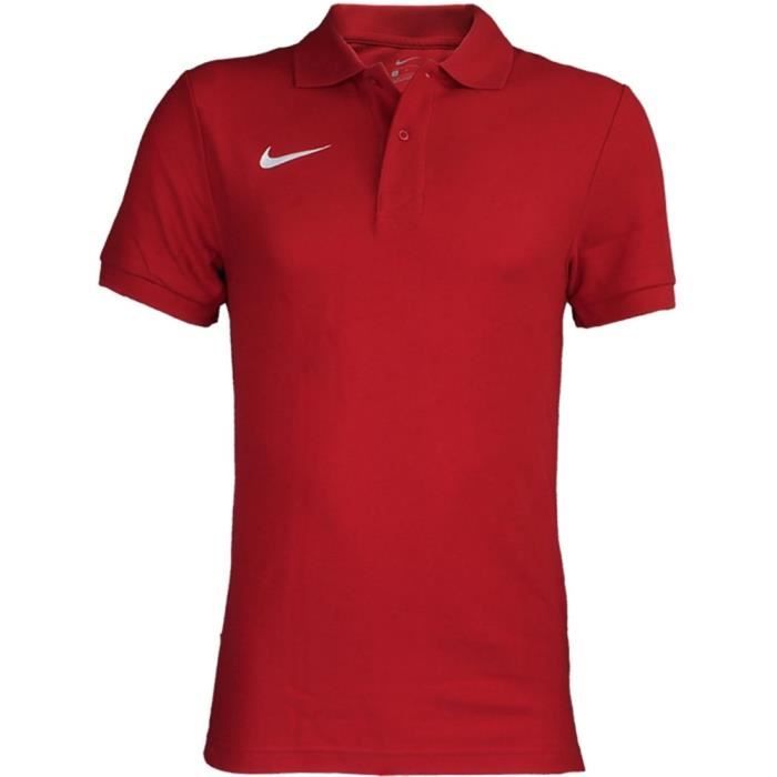 Polo nike rouge clearance