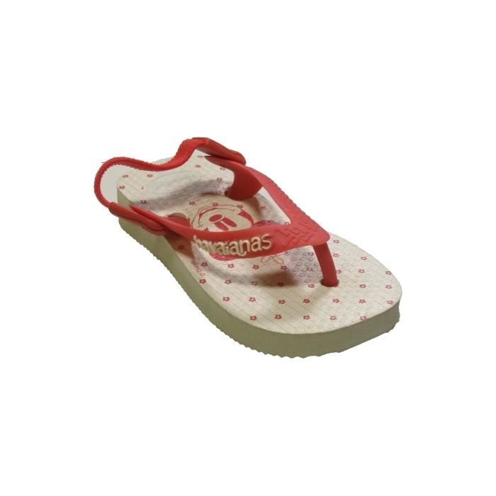 Tongs Bebe Fille Havaianas Taille 21 Beige Ete Prix Pas Cher Cdiscount