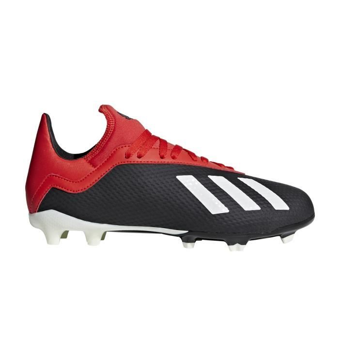 Chaussures football adidas X 18.3 FG Noir-Rouge Junior Chaussures football adidas X 18.3 FG Noir-Rouge Junior