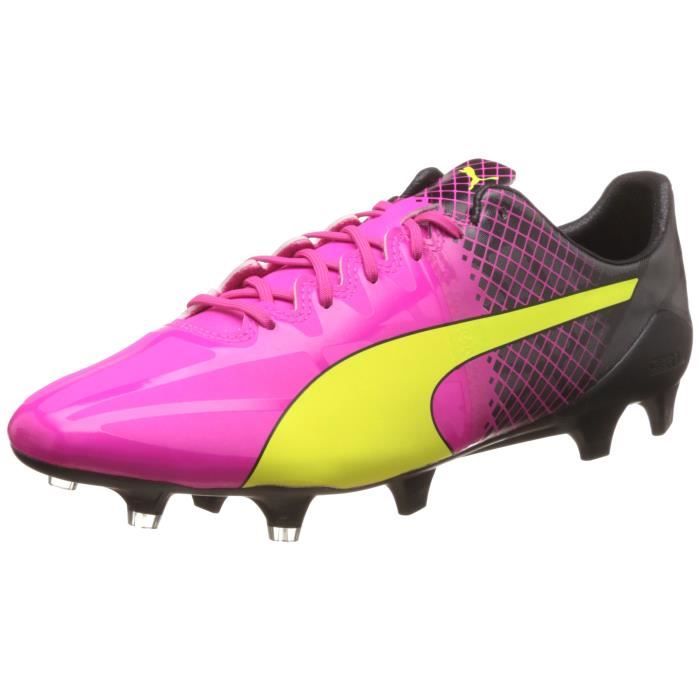 puma evospeed bleu et rose