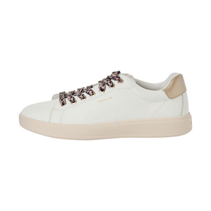 tamaris Basket à Lacets Tamaris - Blanc Cassé Comb
