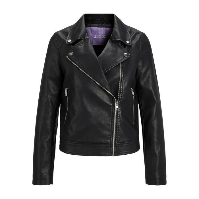 Veste en cuir femme JJXX gail - black Veste en cuir femme JJXX gail - black