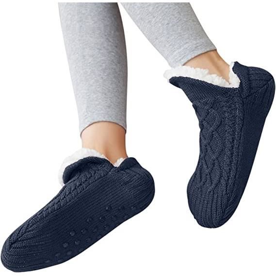 Chausson Chaussette Homme Femme Antidérapantes Slipper Maison