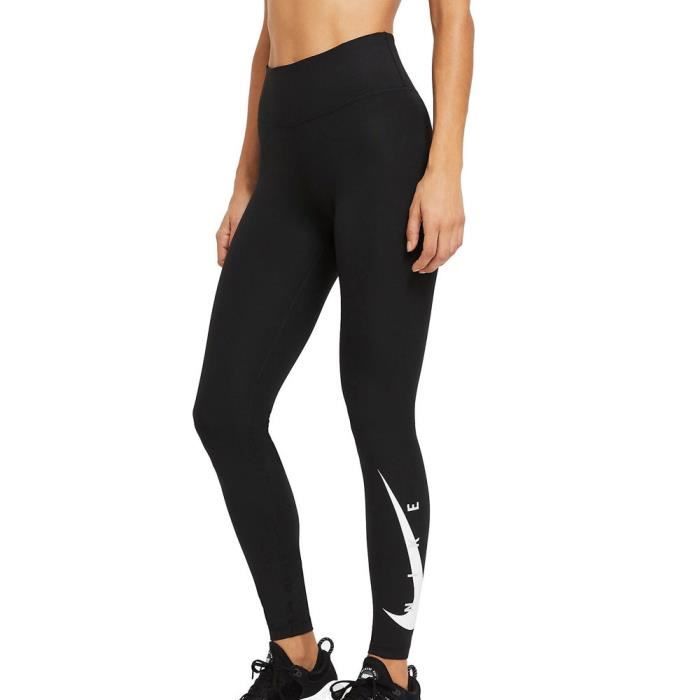 Legging Femme - Nike - Tight - Noir - Coupe 7/8 - Taille élastique Black -  Cdiscount Sport