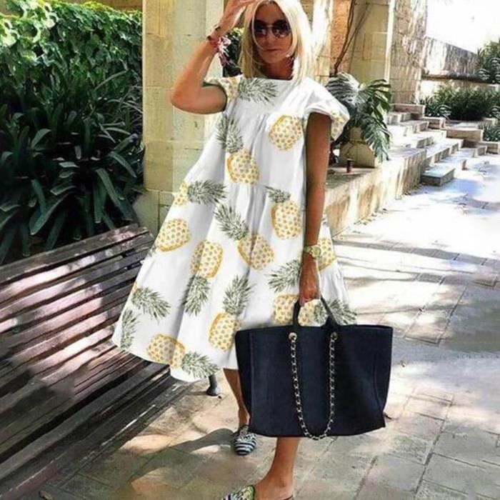 Robe Zara Oversize Asymétrique - Imprimé Floral Bleu Et Blanc En Poplin Coton - Taille S Mini - Neuf Avec étiquettes