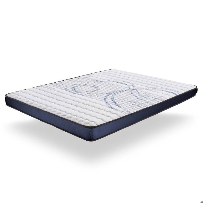 Matelas ERGOLUX 140 x 190 cm Mousse HR Multicouches | Adaptation Flexible Progressive | Réversible | Sommeil Réparateur