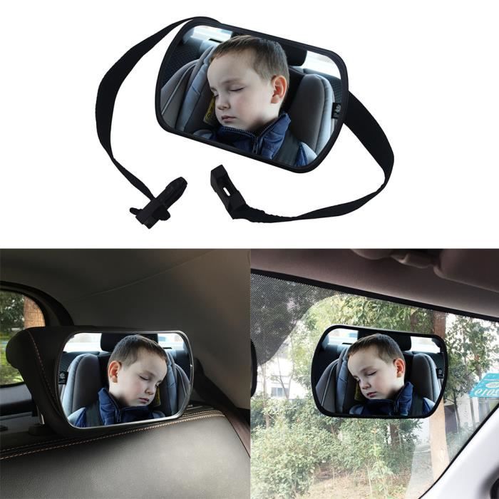 Miroir Voiture Bébé Retroviseur de Surveillance Pour Siège Arrière Rotation  360°Fonction d'Inclinaison Miroir Auto Bébé en Sécurité - Cdiscount Auto