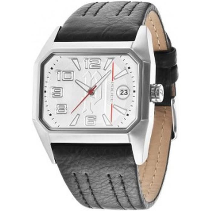 Montre police bracelet hot sale cuir