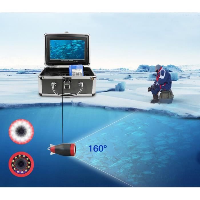 Caméra Sous-marine Waterwolf 2.0 - 1080p, étanche 100m, 3.5h Autonomie Pour Pêche
