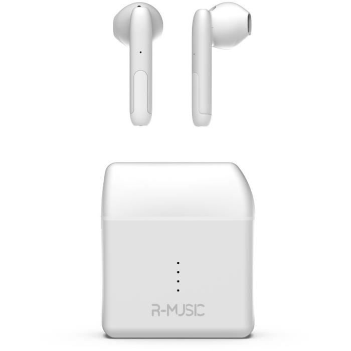 R-MUSIC RM481733 MIRA - Ecouteur True Wireless Earbuds - White