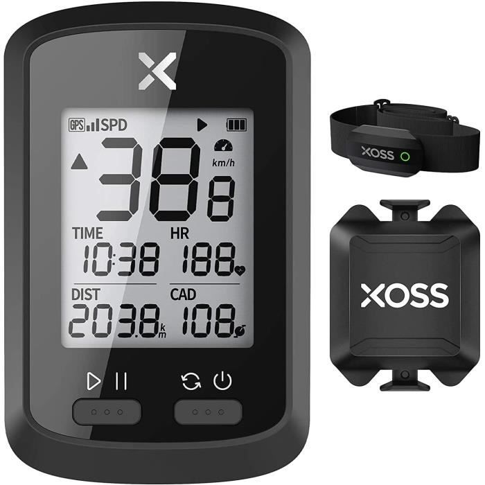 Compteur vélo,GPS sans fil, compteur de vitesse, étanche, Bluetooth,Combo 4  - Cdiscount Sport