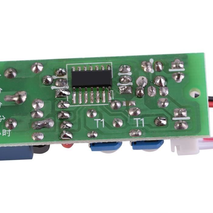 Module Minuterie Relais Cycle Infini AC 100-250V - Réglable RUN/STOP, Pour Tests, Pompes, éclairage Automatique