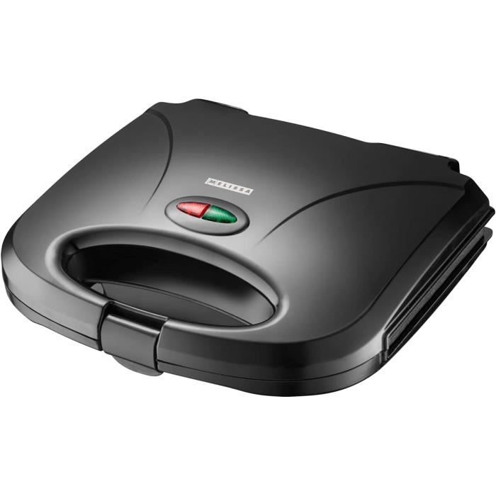 Adler AD 3015 gaufrier et appareil à croque-monsieur 750 W Noir, Argent