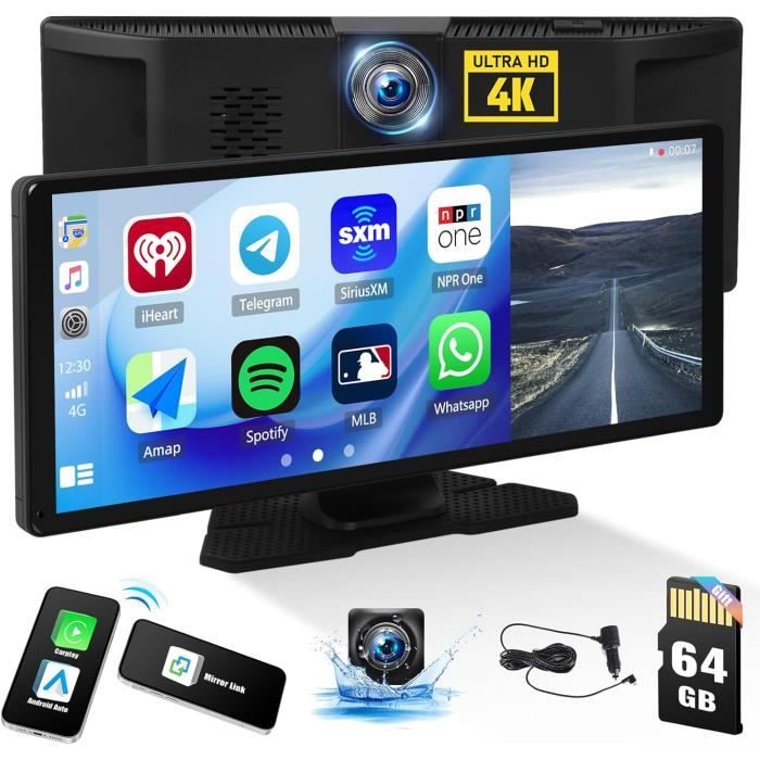 Autoradio Sans Fil 9,26'' A-pple Carplay Voiture Pour Avec Caméra De