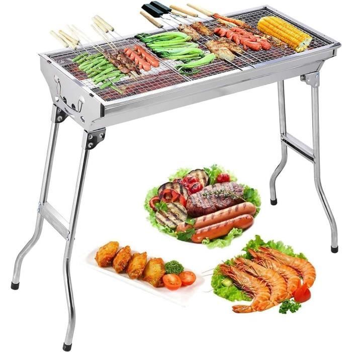 Grills à charbon de bois BBQ de table portable, barbecue de camping, de pique-nique Grills à charbon de bois BBQ de table portable, barbecue de camping, de pique-nique