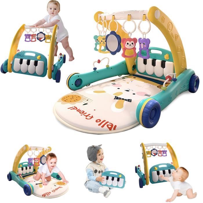 Trotteur Bebe Fille Garcon Jouet Enfant-Troteur Marche Jeux Bebe 1 An, Porteur Bebe Fille Chariot de Marche en Bois,Trotteur Bebe E - Cdiscount  Puériculture & Eveil bébé