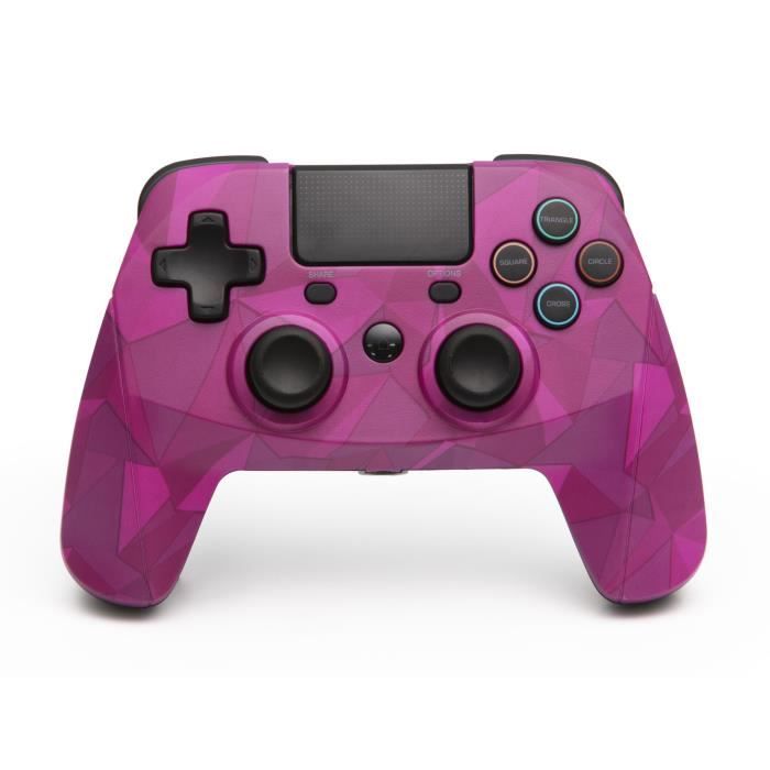 SNAKEBYTE Manette sans fil Game Pad S  pour PS4 camouflage rose