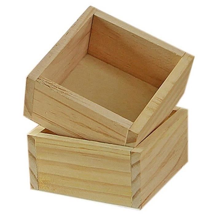 Jardinière En Bois Jardin pot Rectangle Fleur Conteneur Plante Plante Pot Neuf