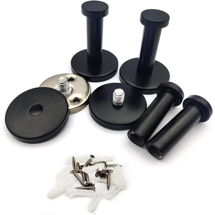 4 Pièces Patère Patere Porte Manteau Mural, Métal Vêtements Crochets