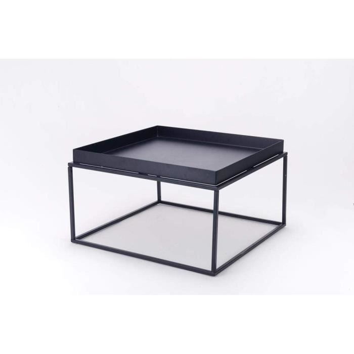 Table basse Gégé en acier - Noir | Maison Sarah Lavoine