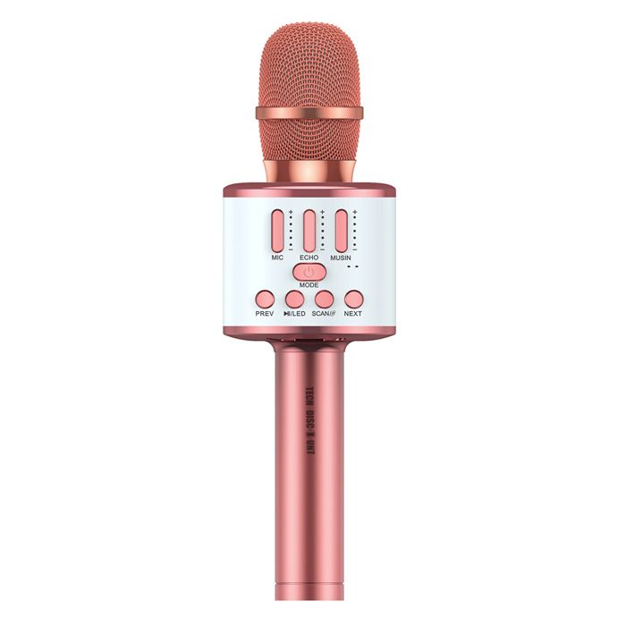 Microphone TD® Sans Fil Bluetooth Karaoké LED Portable Microphone