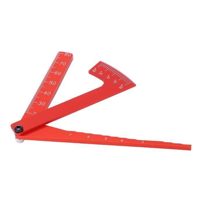 Jauge Universelle PCD Roue – Règle Mesure Boulons Jante 4/5/6/8 Trous, Outil Coulissant Pouces/Métrique Pour Véhicules