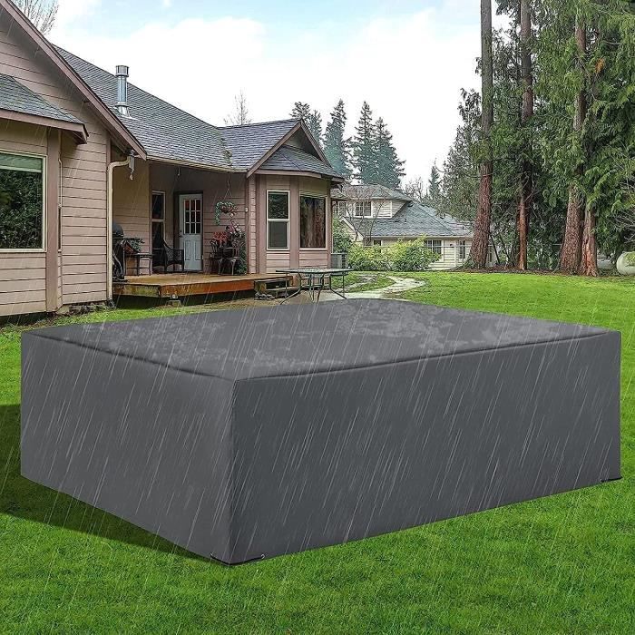 Funda Para Muebles De Jardín 420D Oxford,Impermeable Y Anti-UV,Cubierta