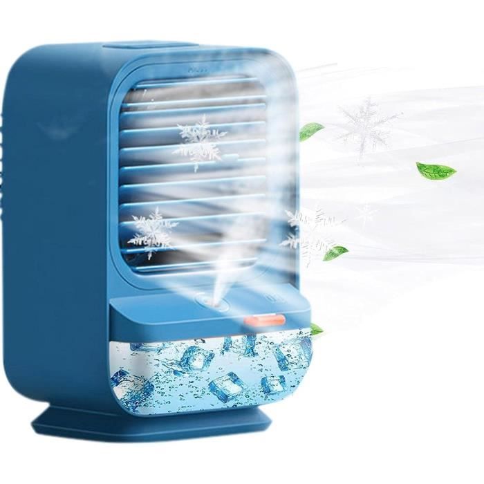 Ventilateur Silencieux Minuterie Ventilateur Rafraîchisseur D'Air Krmoau - Sans Pales Avec Humidificateur Et Télécommande Ventilateur Humidificateur