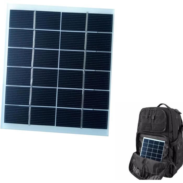 Kit Panneau Solaire JES - 70W 12V - Portatif Pour Batterie - Neuf