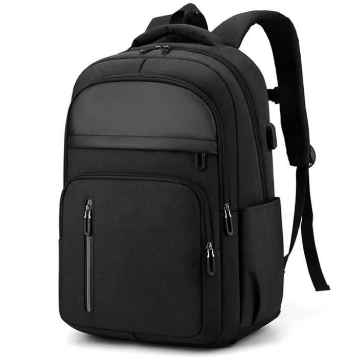 Sac a dos homme travaille pour ordinateur portable 15.6 pouces loisirs affaire scolaire noir