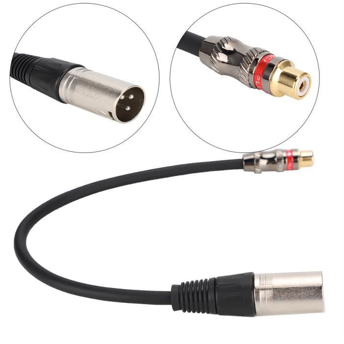 Câble de raccordement XLR femelle – 1 pied main image 0