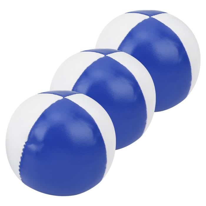Lot De 3 Balles De Jonglage En Cuir Fait Main - 6,3 Cm, 100 G - Allemagne