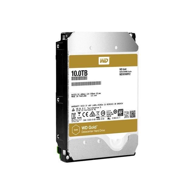 Disque dur - Western Digital HDD Gold WD101KRYZ - 10To - 256Mo - 7200 RPM