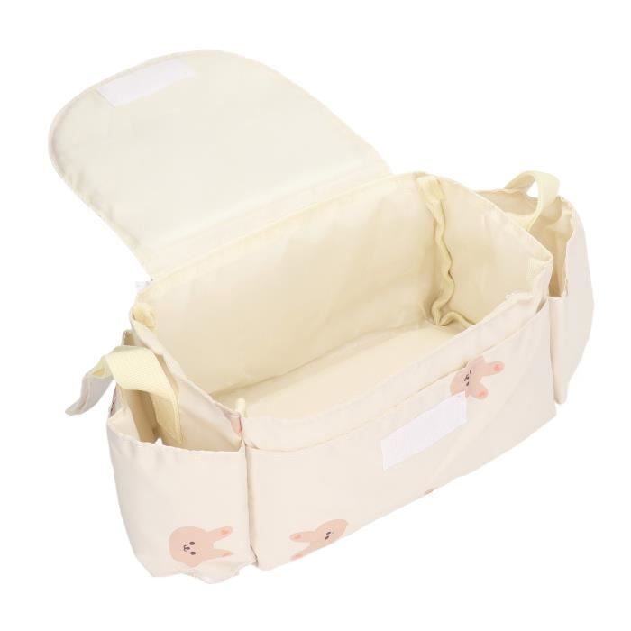 Poussette porte-gobelet sac grand espace de rangement poussette portable organiser sac pour