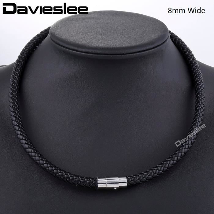 Chaîne Acier Inoxydable Homme Femme Chaine Corde Tressée Twisted Pour Pendentif Collier Chaines