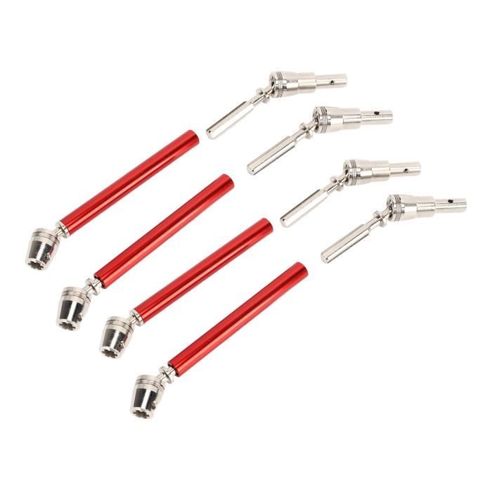 Arbre Transmission Dogbone 84mm 4Pcs - Pièce RC Voiture 1/10 HSP Aluminium