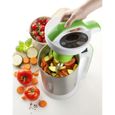 DOMO DO499BL Blender chauffant Soup Maker – Inox et Vert-1