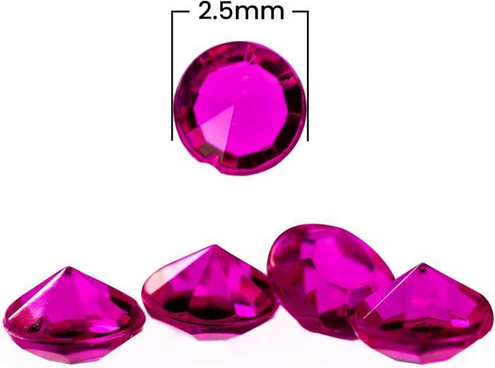 DAHI Lot de 30 diamants décoratifs pour mariage - 30 mm - Cristal transparent - Pierres décoratives de table (multicolores, 30 x 20 mm