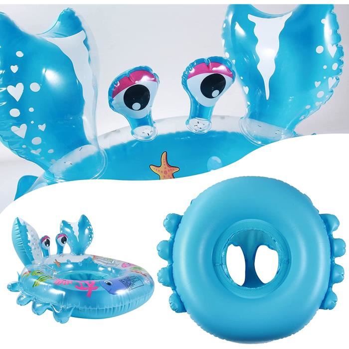 Bouée de natation gonflable pour bébé avec siège de natation avec poignée pour enfants de 6 mois à 3 ans Bouée de natation gonflable pour bébé avec siège de natation avec poignée pour enfants de 6 mois à 3 ans