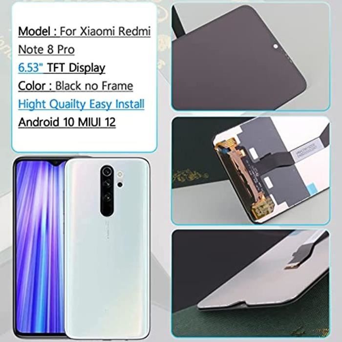 Ecran LCD compatible avec Xiaomi Redmi Note 8 Pro 2015105, M1906G7I ...