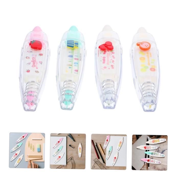 3 Rubans Correcteurs Design Patte De Chat - Mini Correcteurs Pour École Et Bureau - Lot De 3