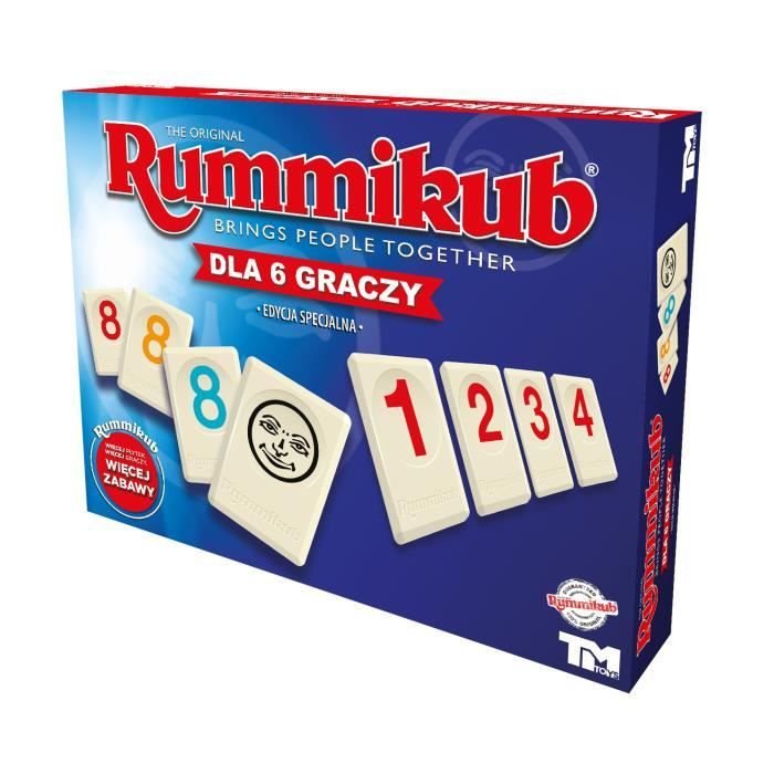 Jeu De Rummy Aquamarine Games – Jusqu’à 6 Joueurs – 159 Tuiles – Sac Et Dés Inclus