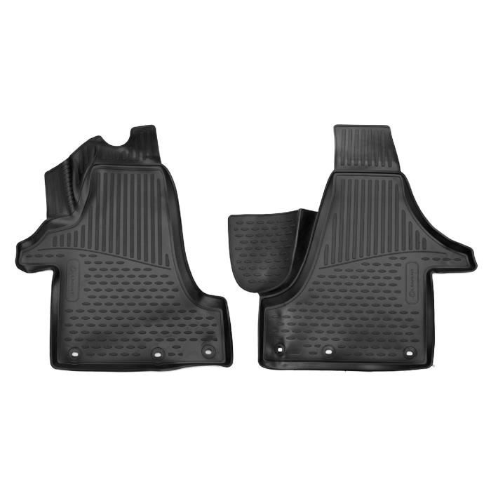 Tapis De Sol 3D Caoutchouc Sur Mesure Vitara Depuis 2015 - Noir Bord Haut