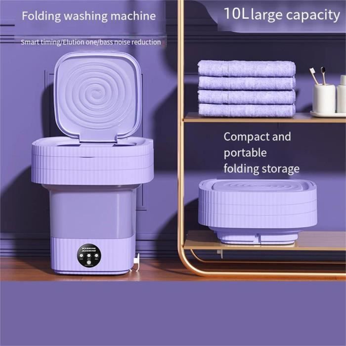 Portable Mini Machine à Laver Pliante Sous-Vêtements Chaussettes