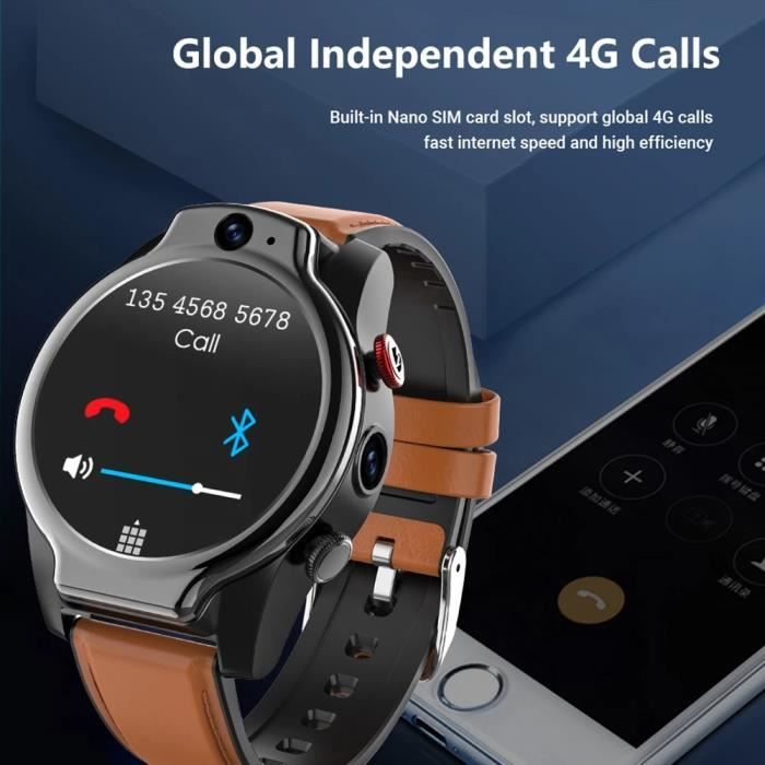 LEMFO LEM14 Montre Connect e tanche 5atm processeur Helio P22 4