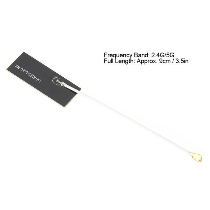 Lot De 5 Antennes WiFi Intégrées CM4 U.FL 2.4G 5G - Pour Cartes Réseau Sans Fil